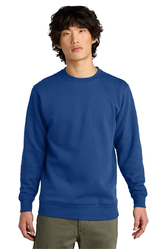 Extra Discount District Mens Very Important Fleece Crewneck Sweatshirt - Deep Royal Blue