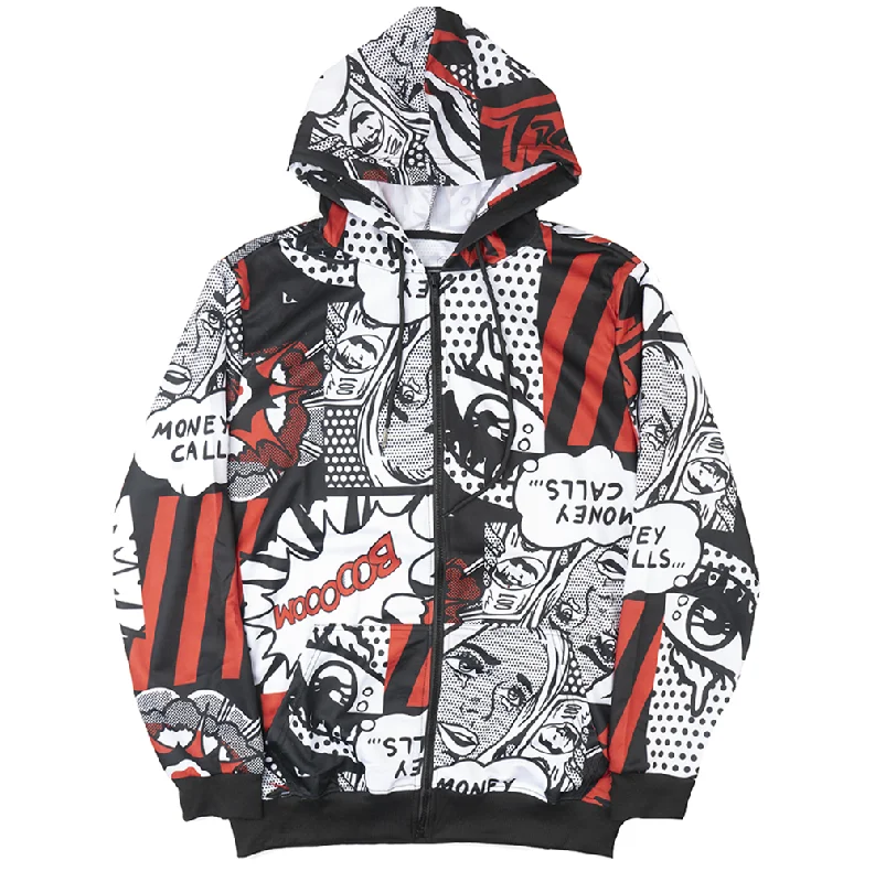 Year-End Sale REASON TRACK HOODIE JACKET BLACK - TSB-05