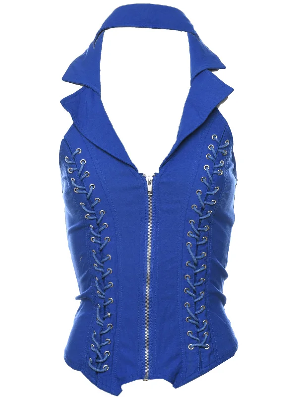 Weekend Savings Bonanza Blue Corset - M