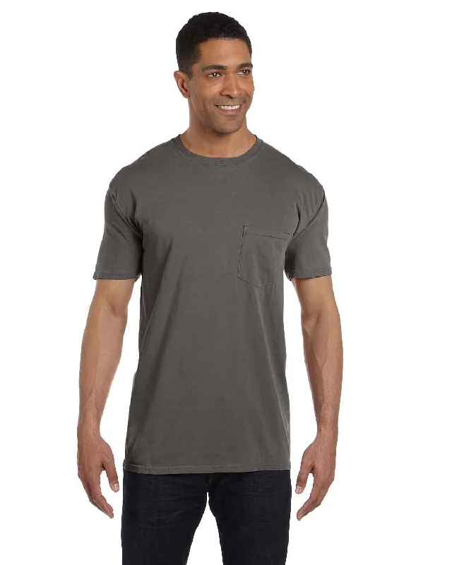 Comfort Colors Garment-Dyed Pocket T-Shirt | Pepper