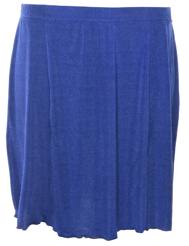 Weekend Savings Extravaganza Blue Mini Skirt - M