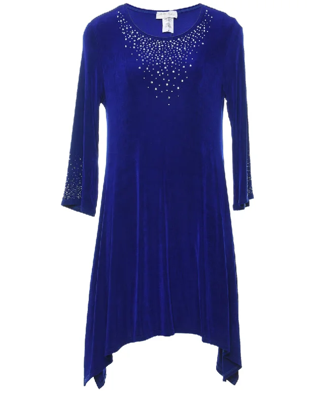 Weekend Savings Spectacular Blue Dress - L