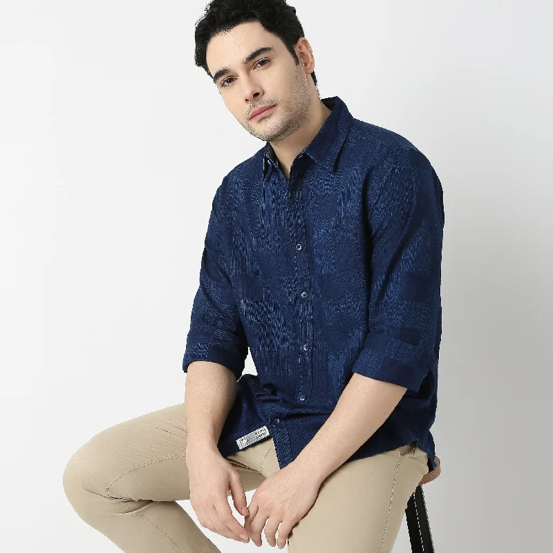 Massive Deal Regular Fit Checkered Shirt