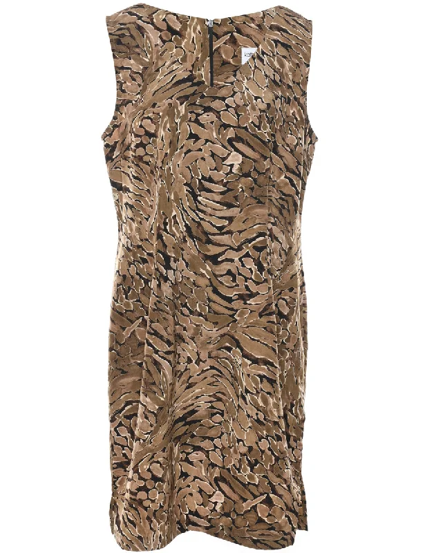 Fantastic Offers Brown Dress - M