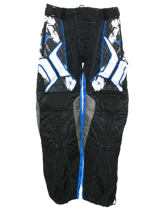 Super Bargain Black Tapered Fit Ski Trousers - W26 L30