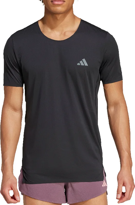 Quick Sale adidas Adizero Short Sleeve Mens Running Top - Black