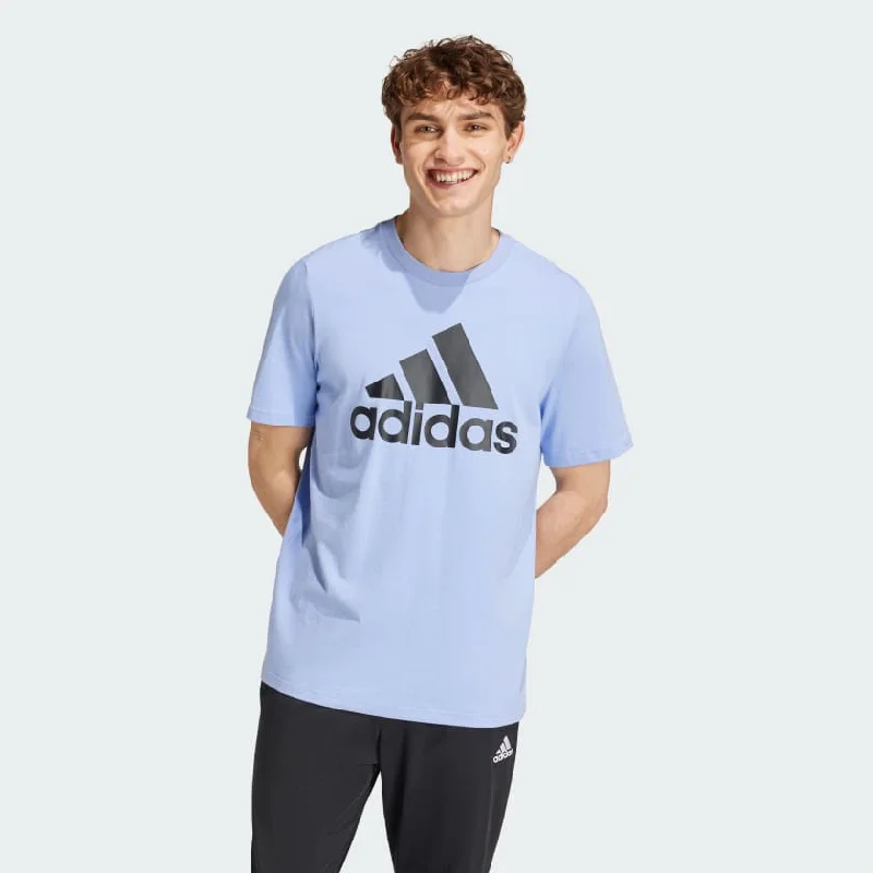 Super Bargain ADIDAS MEN'S ESSENTIALS BIG LOGO BLUE SPARK TEE