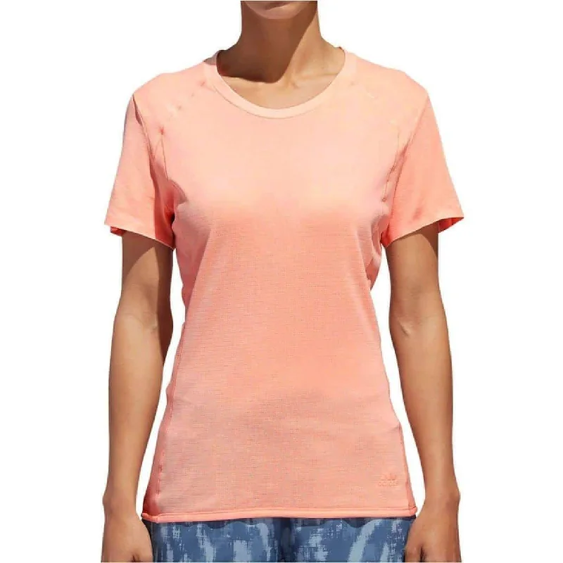 Final Markdown adidas Franchise Supernova Short Sleeve Womens Running Top - Pink