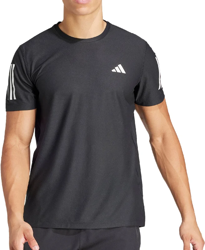 Anniversary Sale adidas Own The Run Short Sleeve Mens Running Top - Black