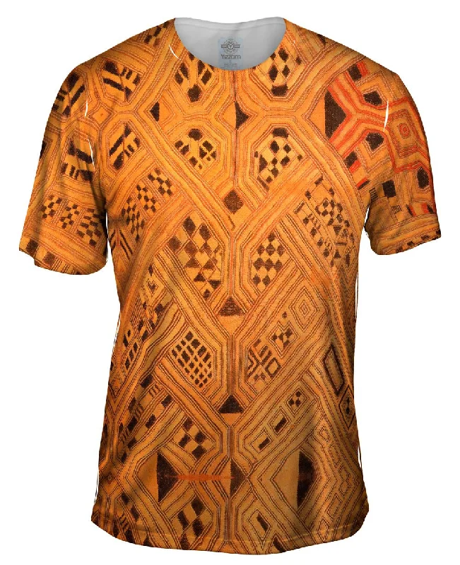Weekend Deal African Tribal Kuba Cloth Lattice Runway