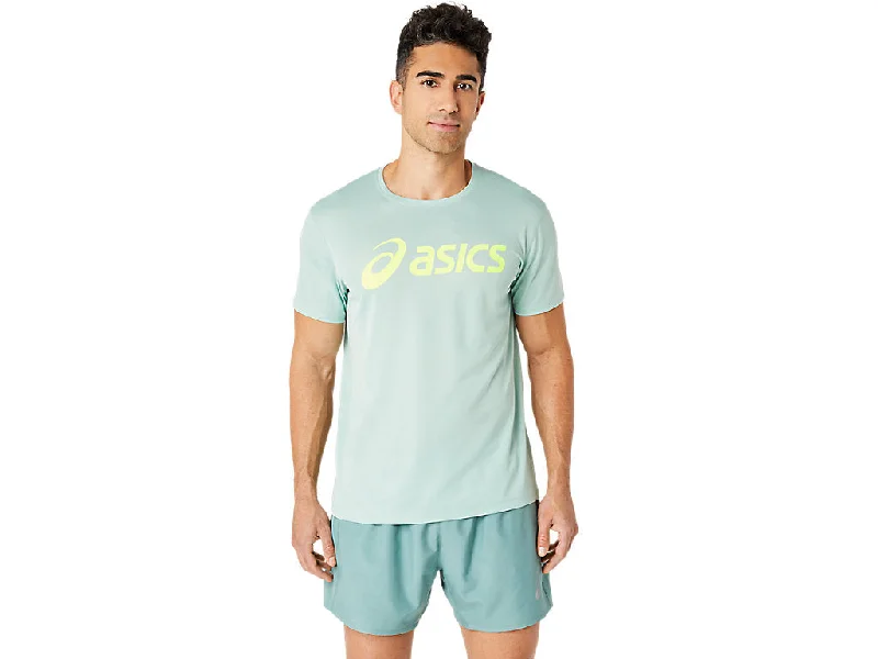 Closeout ASICS MEN'S LOGO CELADON TEE