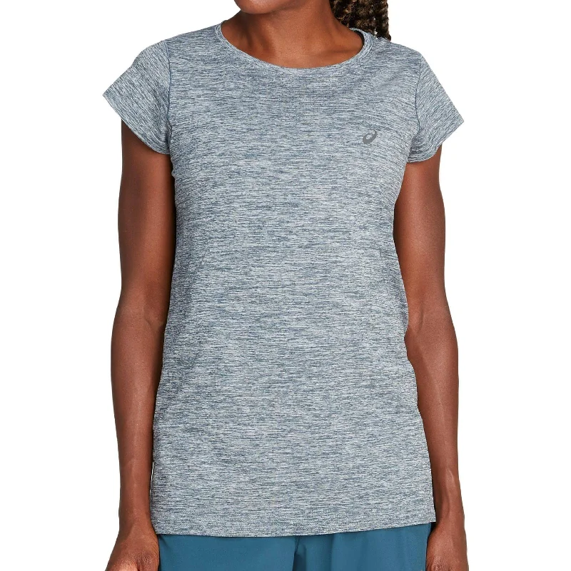 Midnight Madness Asics Race Seamless Short Sleeve Womens Running Top - Blue