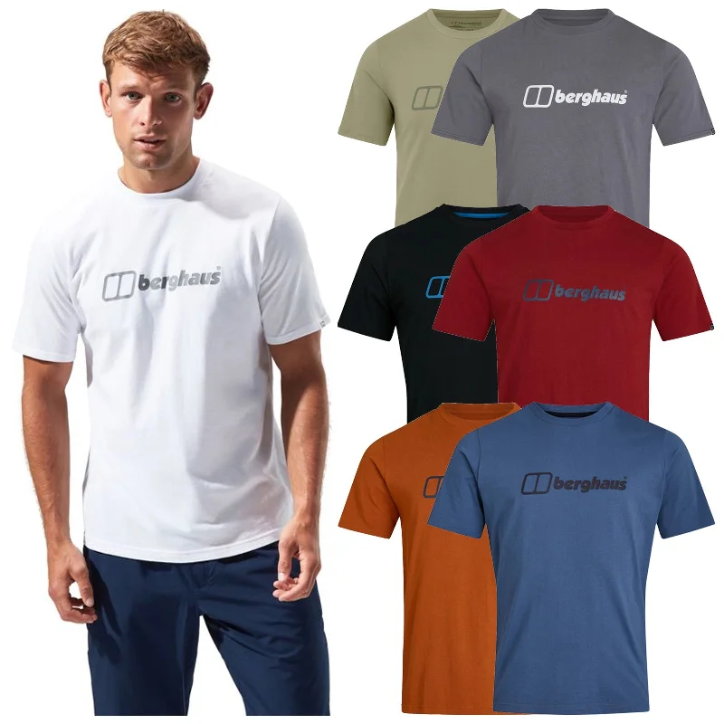 Friends and Family Sale Berghaus Mens Organic Big Colour Logo T-Shirt