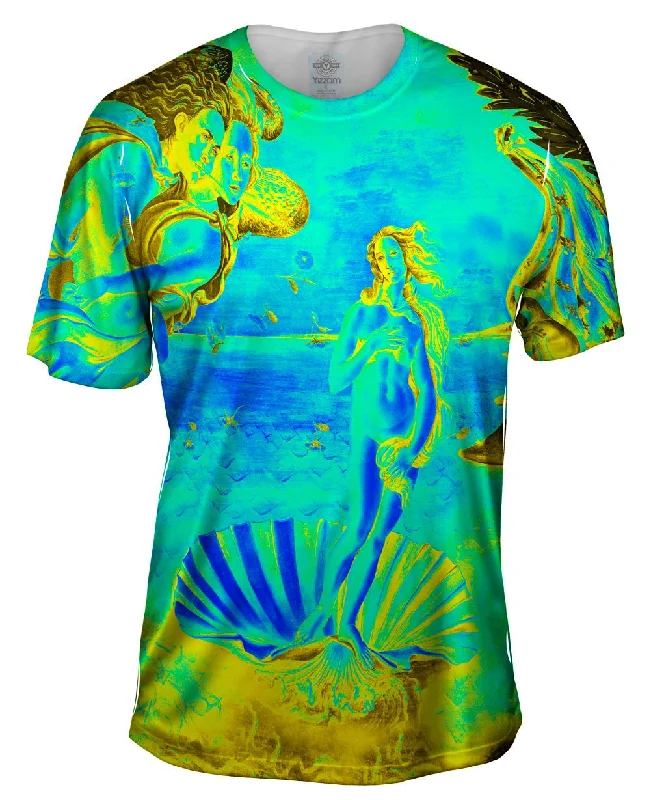 Weekend Deals That Sparkle Botticelli Venus - "Pop Art Green Blue" (1486)