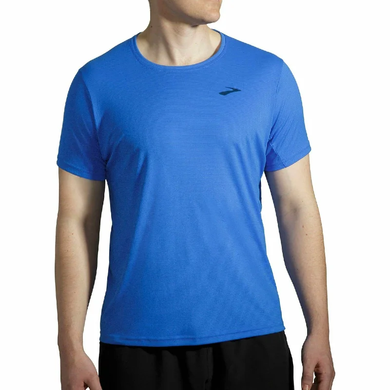 Extra Savings Brooks Atmosphere Short Sleeve Mens Running Top - Blue