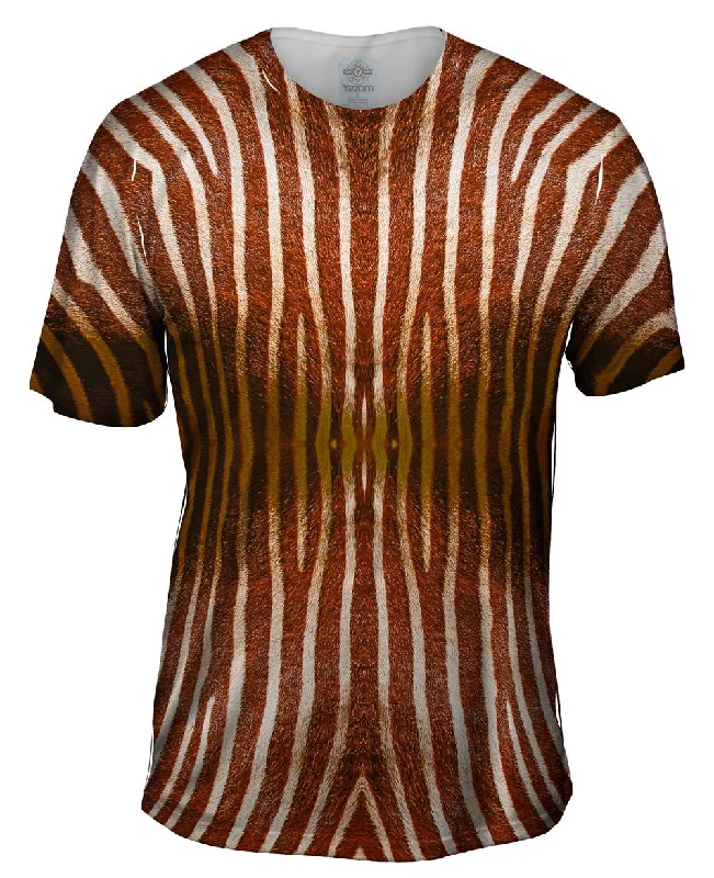 Shop and Save Brown Zebra Stripes