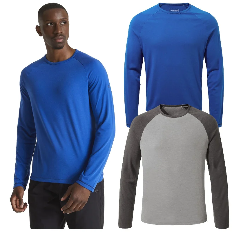Midnight Sale Craghoppers Mens First Layer Long Sleeve T-Shirt