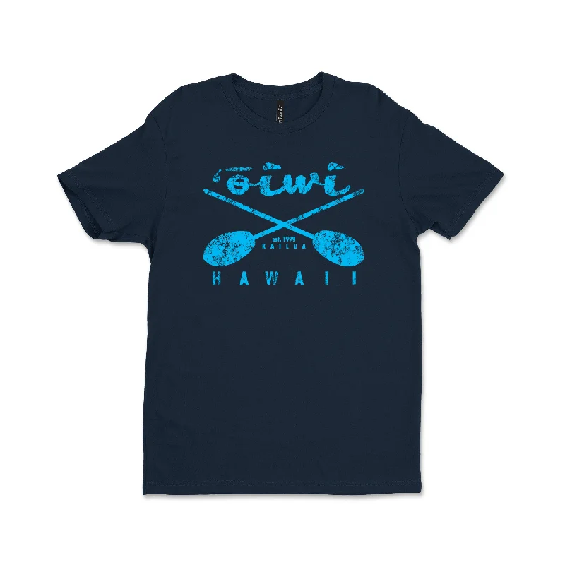 Weekend Offers That Delight Cross Paddles T-shirt in Navy