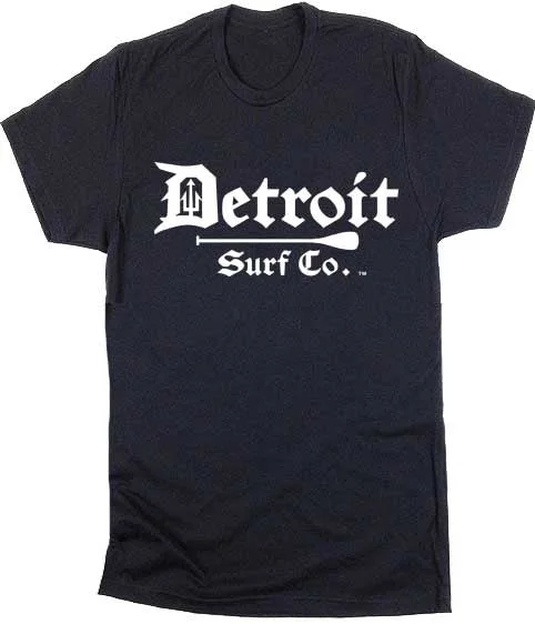 Major Savings Detroit Surf Co. Paddle logo T-Shirt