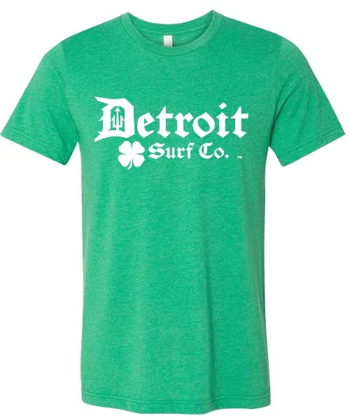 Markdowns Detroit Surf Co. St. Patrick's day logo shirt