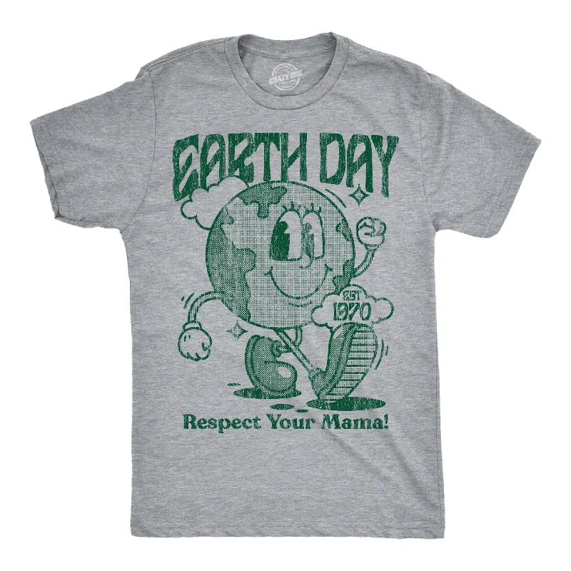 Midnight Sale Earth Day Respect Your Mama Men's T Shirt