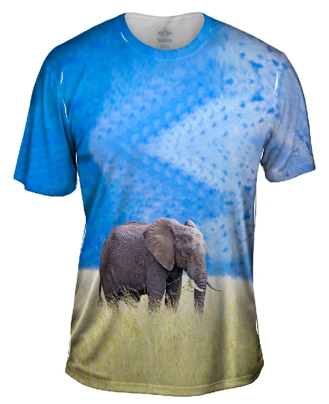 Big Deal Elephant In Tall Grass