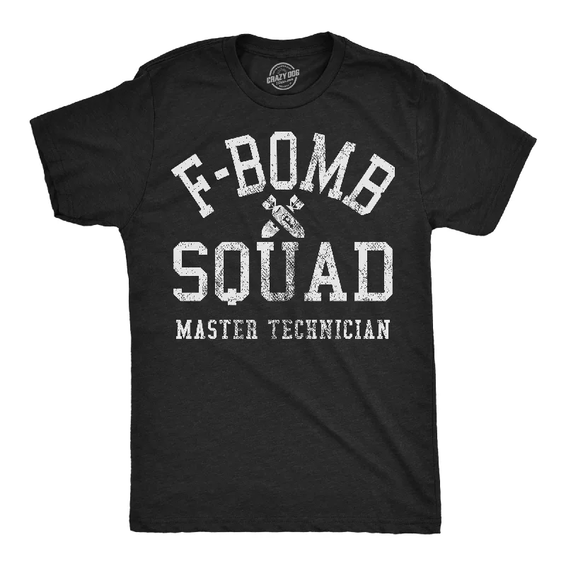 Overstock Clearance F Bomb Squad Men's T Shirt