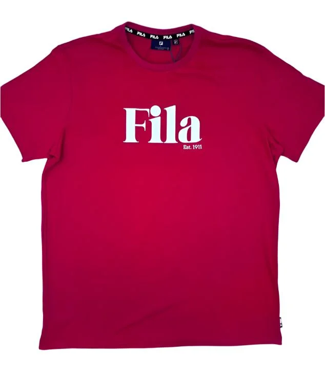 Anniversary Sale FILA MEN'S JAMIE RED TEE