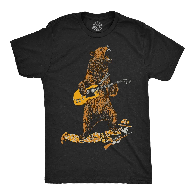 Guitar Bear Men's T Shirt