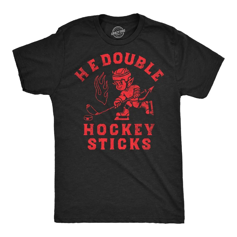 H E Double Hockey Sticks Men's T Shirt