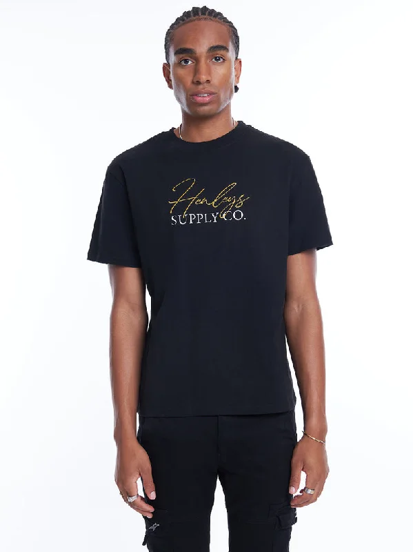 Early Access HENLEYS MEN'S SUPPLY BLACK TEE