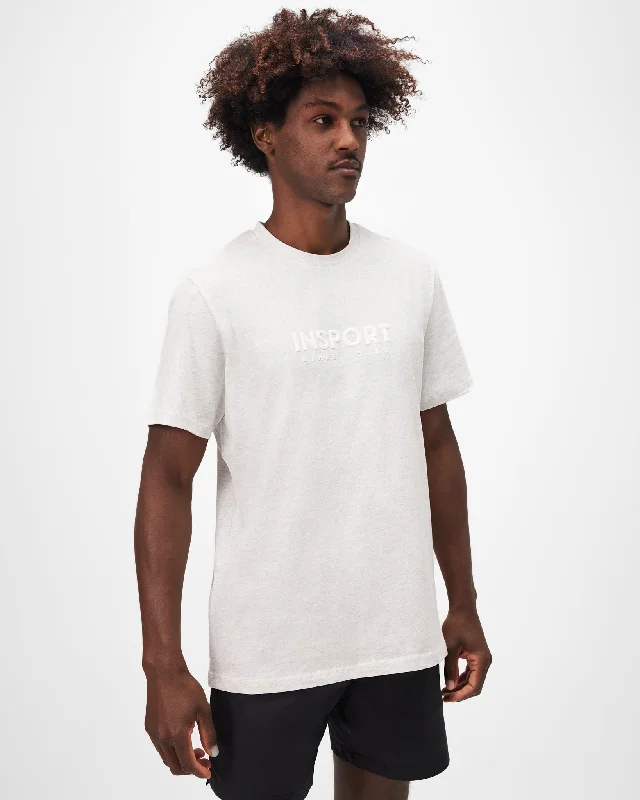 Savings Galore INSPORT MENS MARLO TEE SNOW MARLE