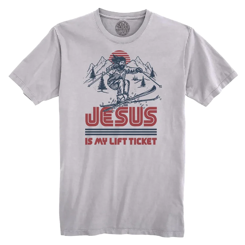 Jesus Is My Lift Ticket Organic Cotton T-shirt