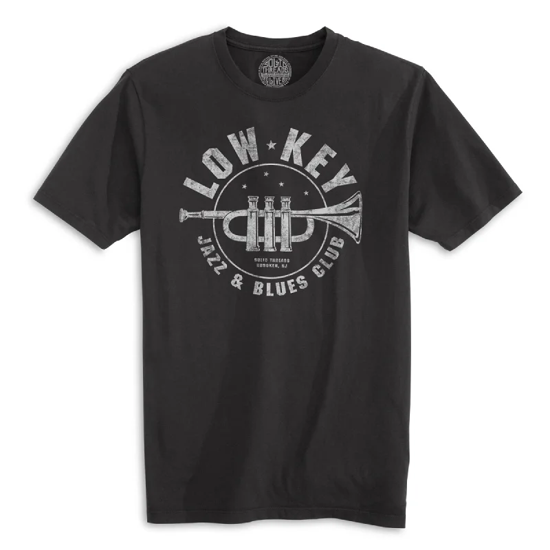 Low Key Jazz And Blues Club Organic Cotton T-shirt