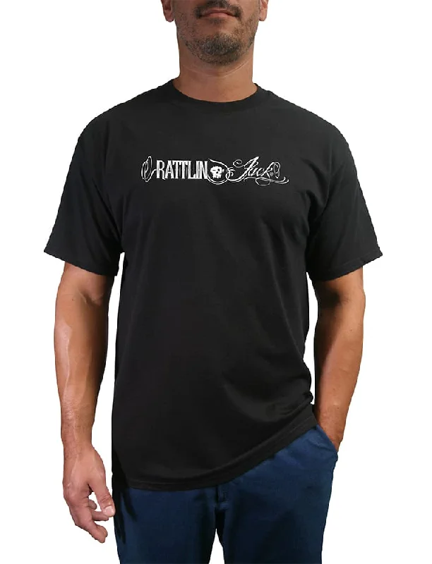 Celebrate the Weekend with Discounts Men's Cotton Short Sleeve T-Shirt in Soft Ring Spun 6.1 oz Jersey by Rattlin Jack | Relaxed Fit |