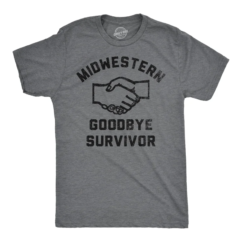 Midwestern Goodbye Survivor Men's T Shirt