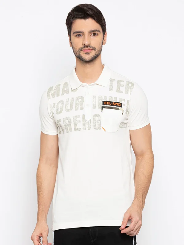 Weekend Offers That Tempt Spykar Men Grey Cotton Slim Fit Round Neck T-Shirt