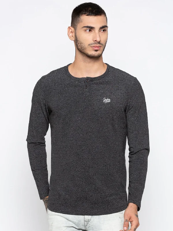 Weekend Deals to Make You Smile Spykar Men Black Cotton Slim Fit M and arin T-Shirt