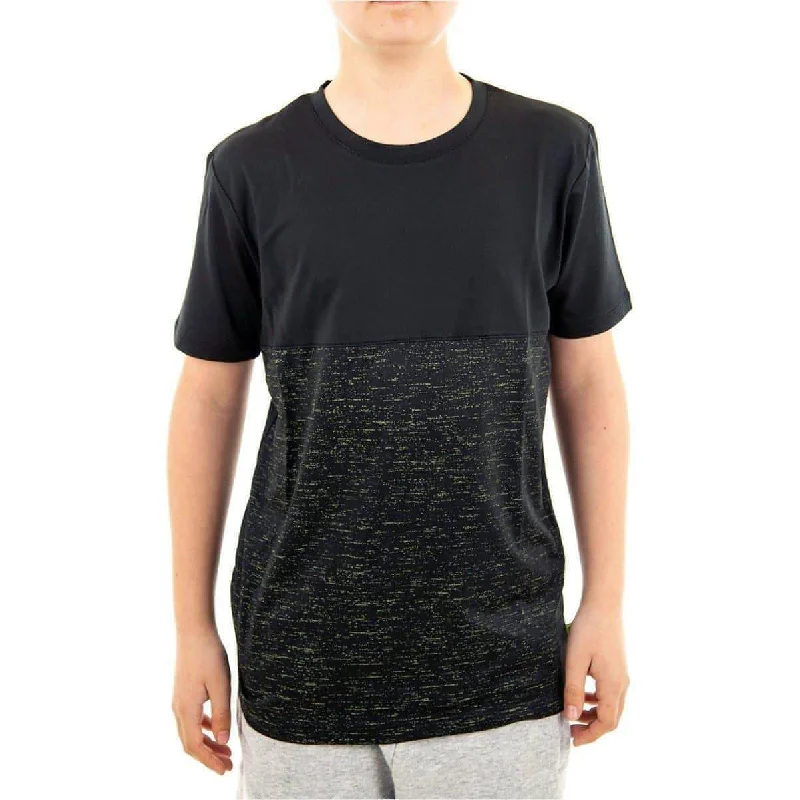 Buy More, Save More More Mile Boys Short Sleeve Running Top - Black