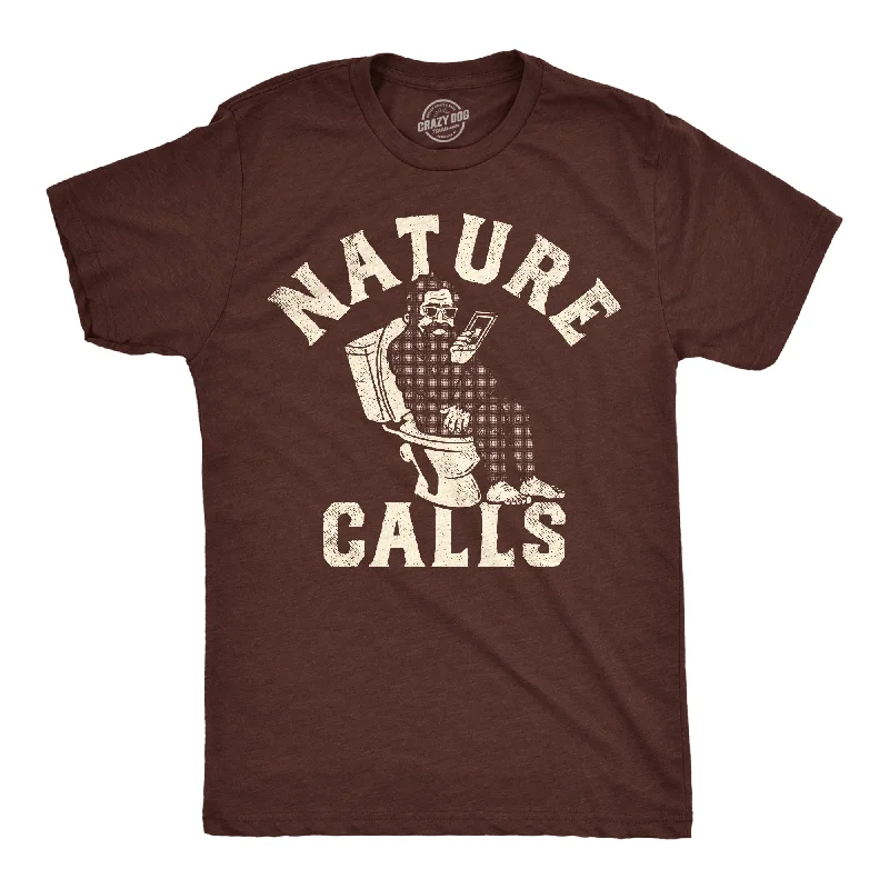 Shop and Save Nature Calls Men's T Shirt