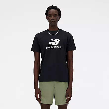 Year-End Clearance NEW BALANCE MEN'S ESSENTIALS LOGO BLACK TEE