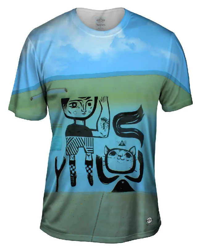 Discount Deals New Tattoo Kitty Cat Graffiti Art Basel Miami 2013