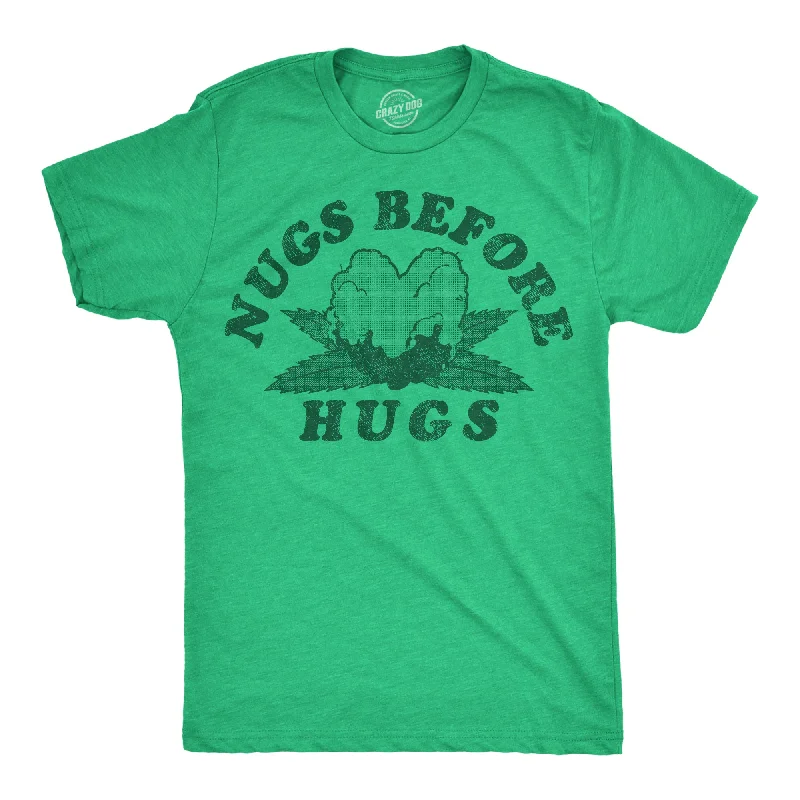 Weekend Bargains Await You Nugs Before Hugs Men's T Shirt