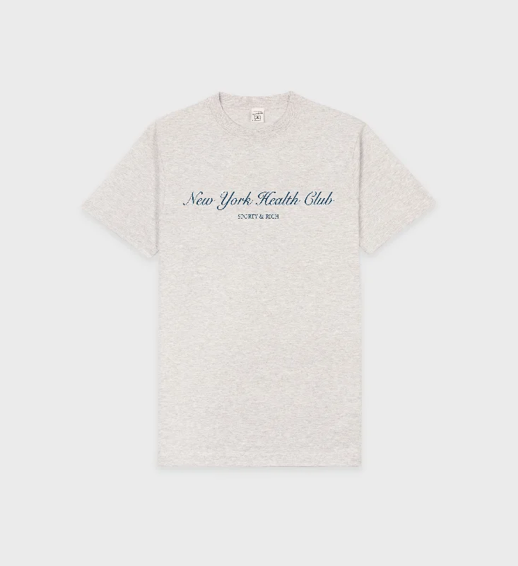 Deal of the Day NY Health Club T-Shirt - Heather Gray/Navy