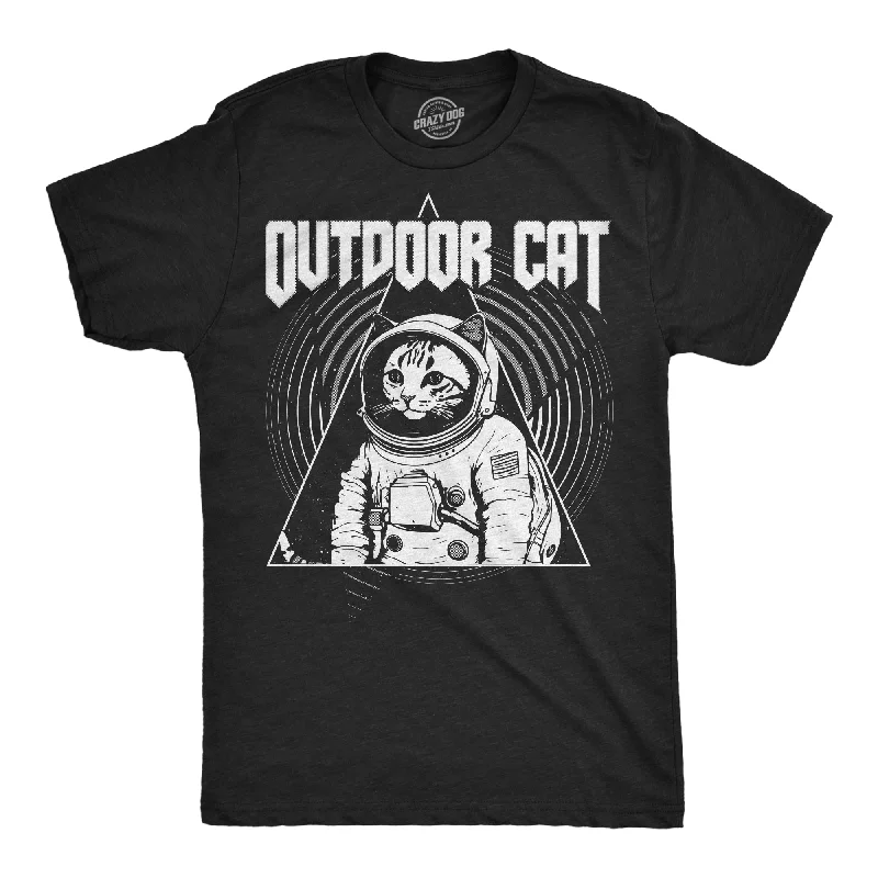 Outdoor Cat Space Men's T Shirt