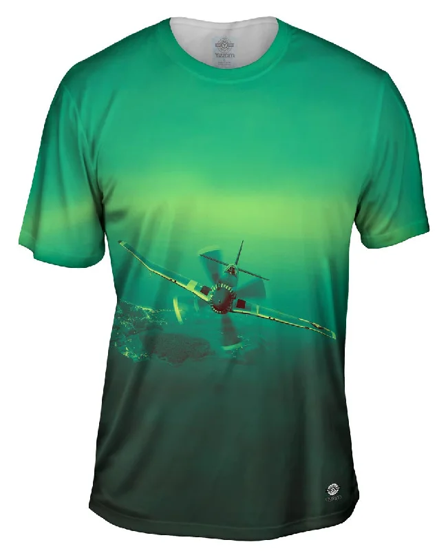 Price Smash P 51 Mustang Plane Green