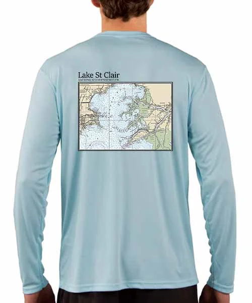Price Cut Lake St Clair Performance Fishing Shirt LS