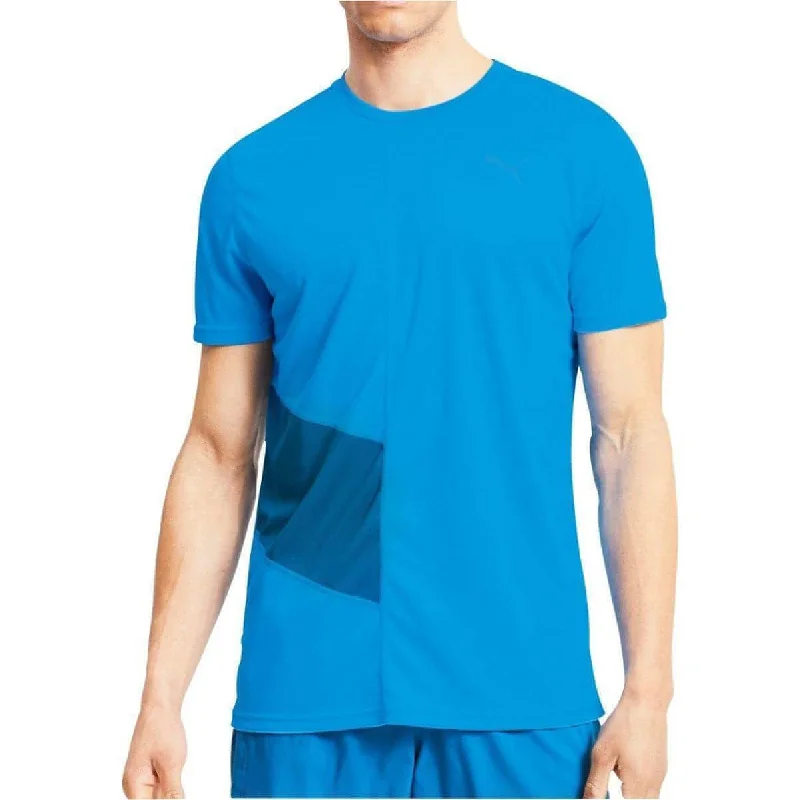 Online Only Puma Ignite Short Sleeve Mens Running Top - Blue