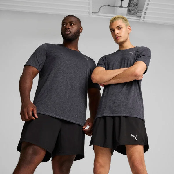 Act Fast PUMA MEN'S RUN FAVOURITE HEATHER GREY TEE