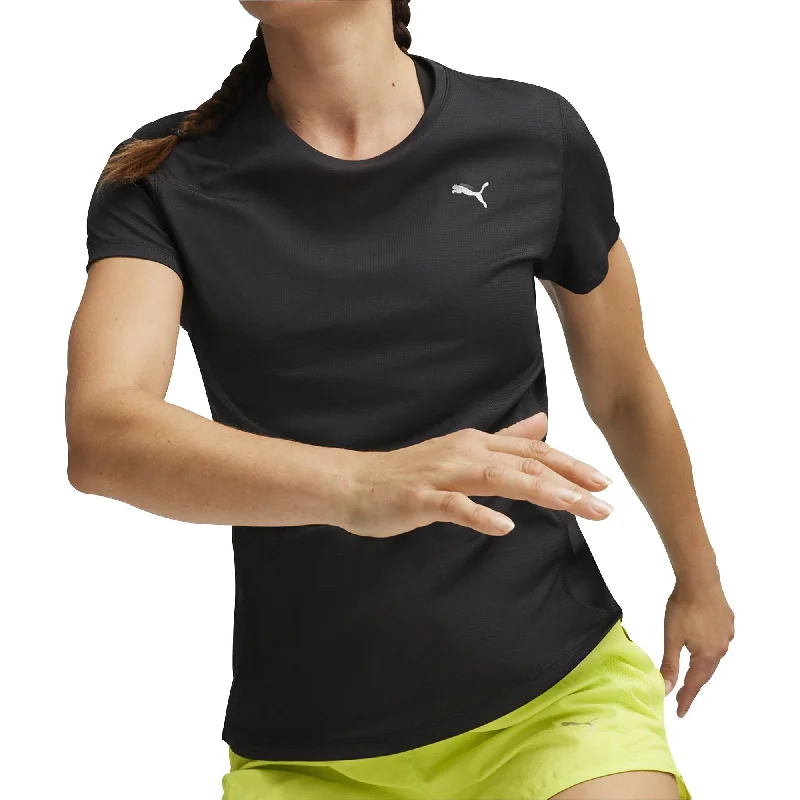 Now or Never Puma Run Favourite Velocity Short Sleeve Womens Running Top - Black